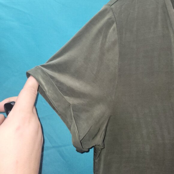 Dolan Left Coast Collection Two-Tone V-Neck Dress S - Picture 6 of 12